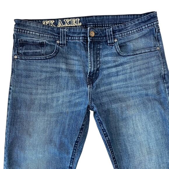 TK Axel Straight Leg Blue Jeans - Size 36x30 - Picture 3 of 6
